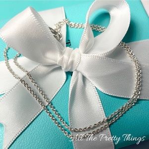 Tiffany & Co Elsa Peretti 16” sterling silver chain